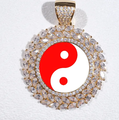 Large 3D Wheat Ear Custom Picture Pendant sold by The GUU Shop
