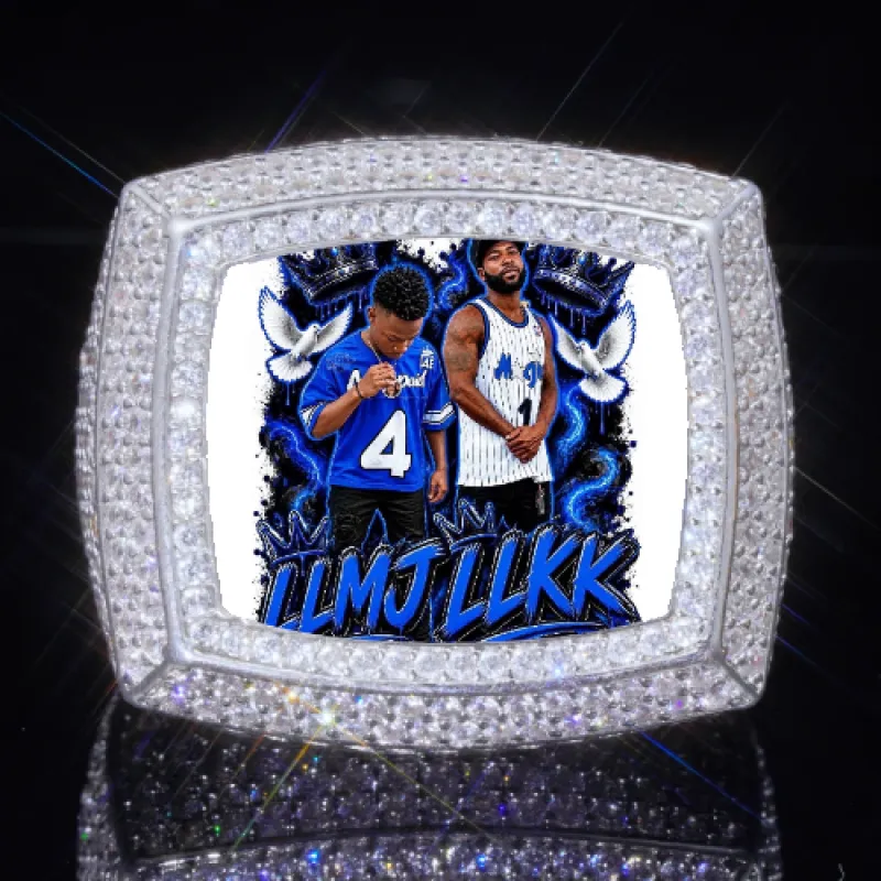 3D CUSTOM PICTURE ICED RING made by The GUU Shop