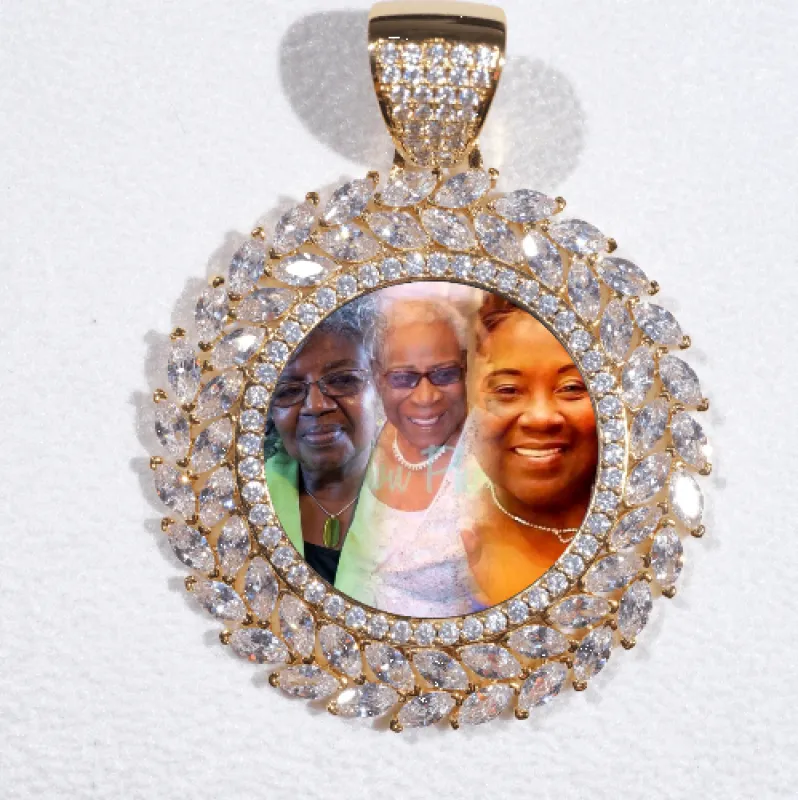 Large 3D Wheat Ear Custom Picture Pendant made by The GUU Shop