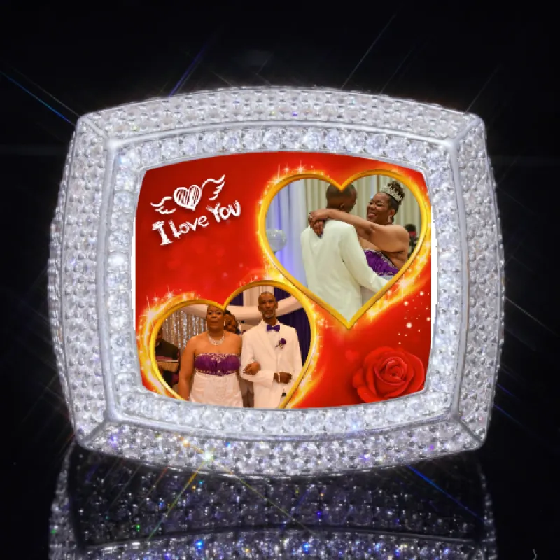 3D CUSTOM PICTURE ICED RING made by The GUU Shop