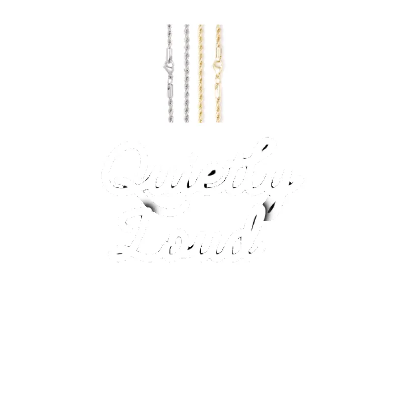 Script Custom Letter Necklace made by The GUU Shop