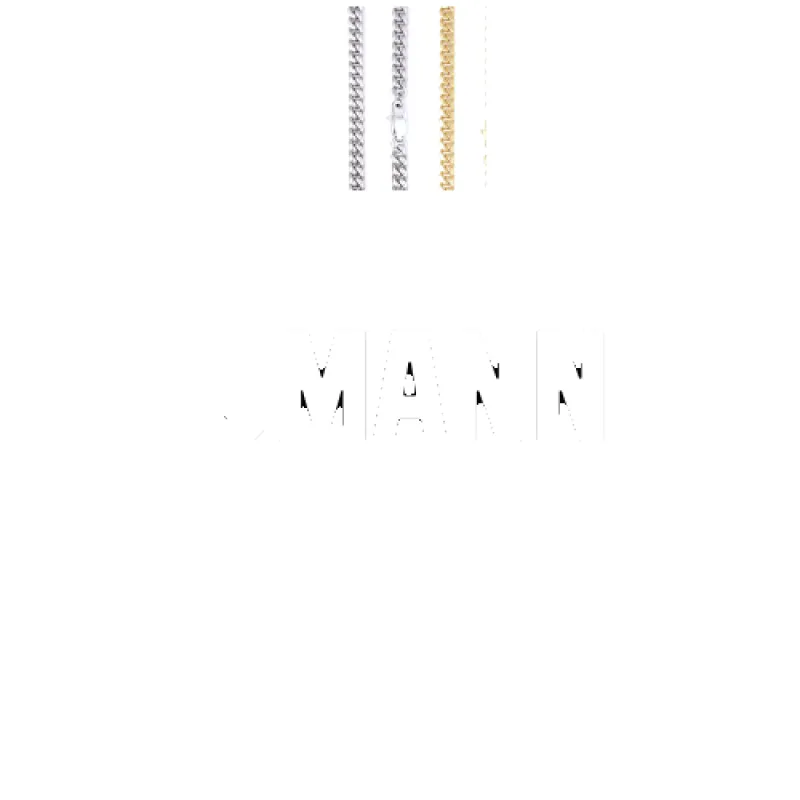 Custom Letters Baguette Two Layer Necklace made by The GUU Shop