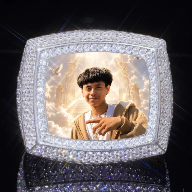 3D CUSTOM PICTURE ICED RING made by The GUU Shop
