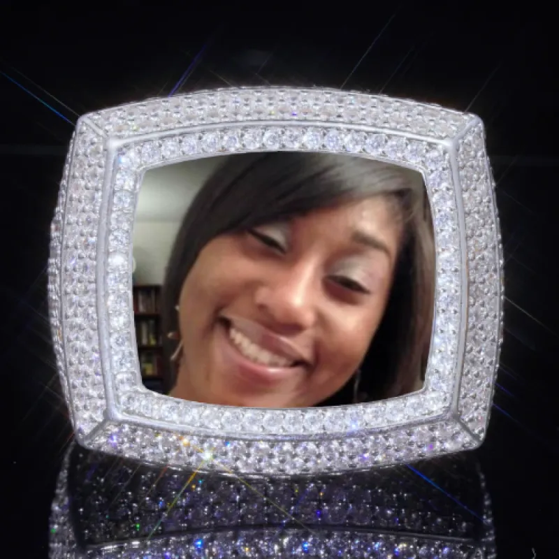 3D CUSTOM PICTURE ICED RING made by The GUU Shop