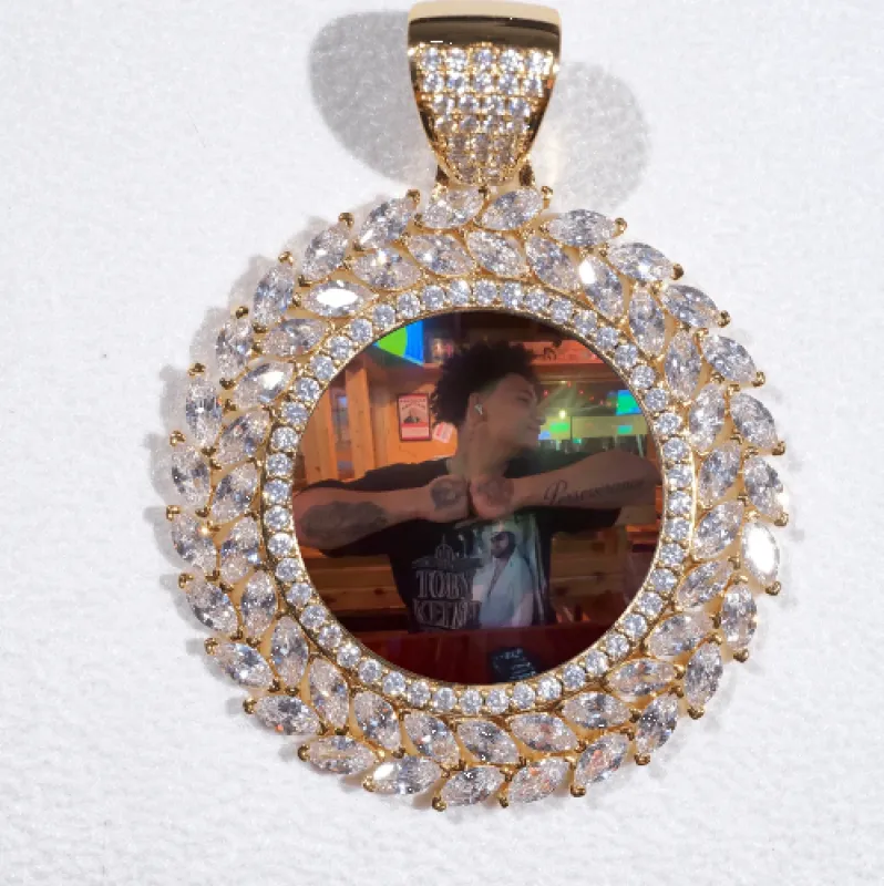Large 3D Wheat Ear Custom Picture Pendant made by The GUU Shop