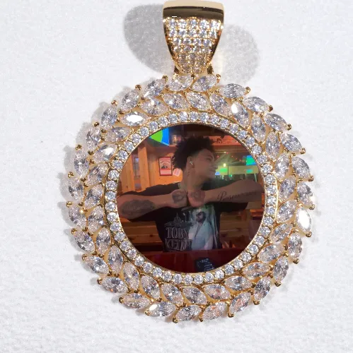 Large 3D Wheat Ear Custom Picture Pendant sold by The GUU Shop
