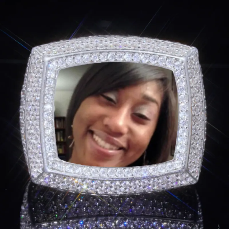 3D CUSTOM PICTURE ICED RING made by The GUU Shop