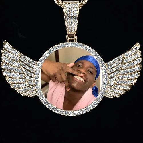 CUSTOM PICTURE PENDANT STYLE-4 sold by The GUU Shop