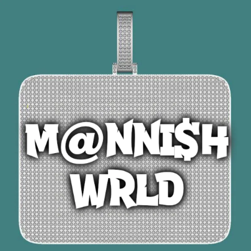 CUSTOM LETTER NECKLACE 3D BIG SQUARE sold by The GUU Shop