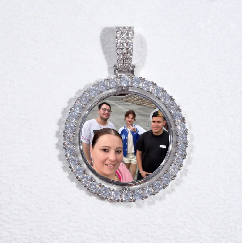 3D Spinning 2-Faced Custom Picture Pendant sold by The GUU Shop