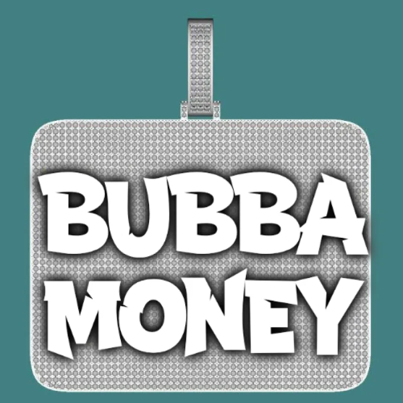 CUSTOM LETTER NECKLACE 3D BIG SQUARE sold by The GUU Shop