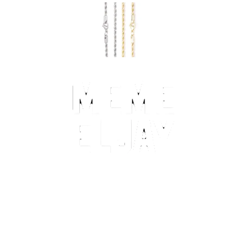 Custom Letters Baguette Two Layer Necklace made by The GUU Shop