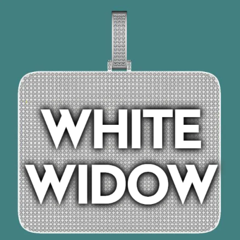 CUSTOM LETTER NECKLACE 3D BIG SQUARE sold by The GUU Shop