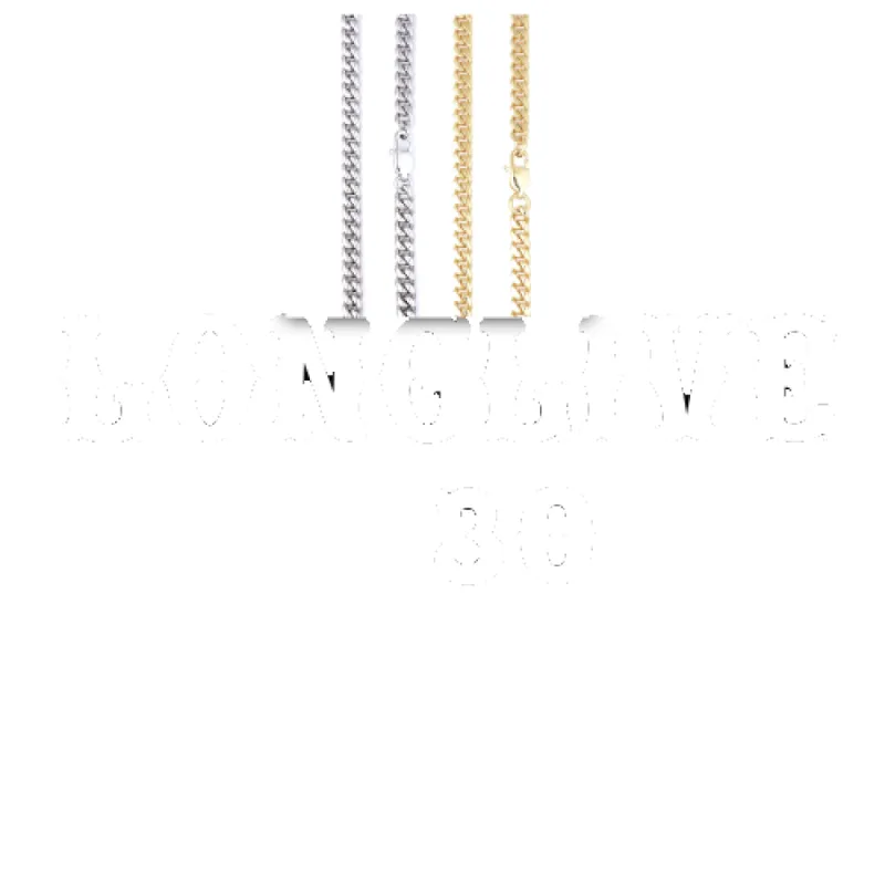 Custom Letters Freibeuter Font Necklace sold by The GUU Shop