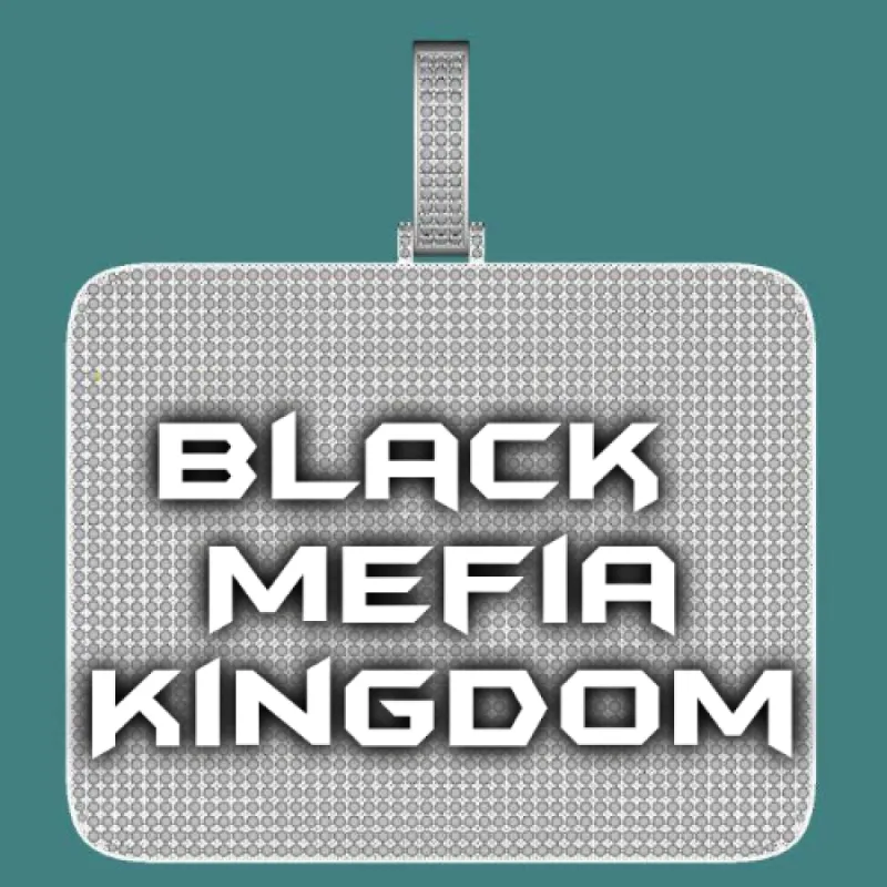 CUSTOM LETTER NECKLACE 3D BIG SQUARE sold by The GUU Shop