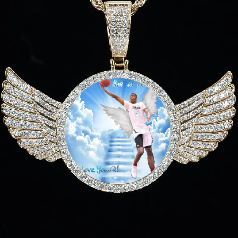 CUSTOM PICTURE PENDANT STYLE-4 sold by The GUU Shop