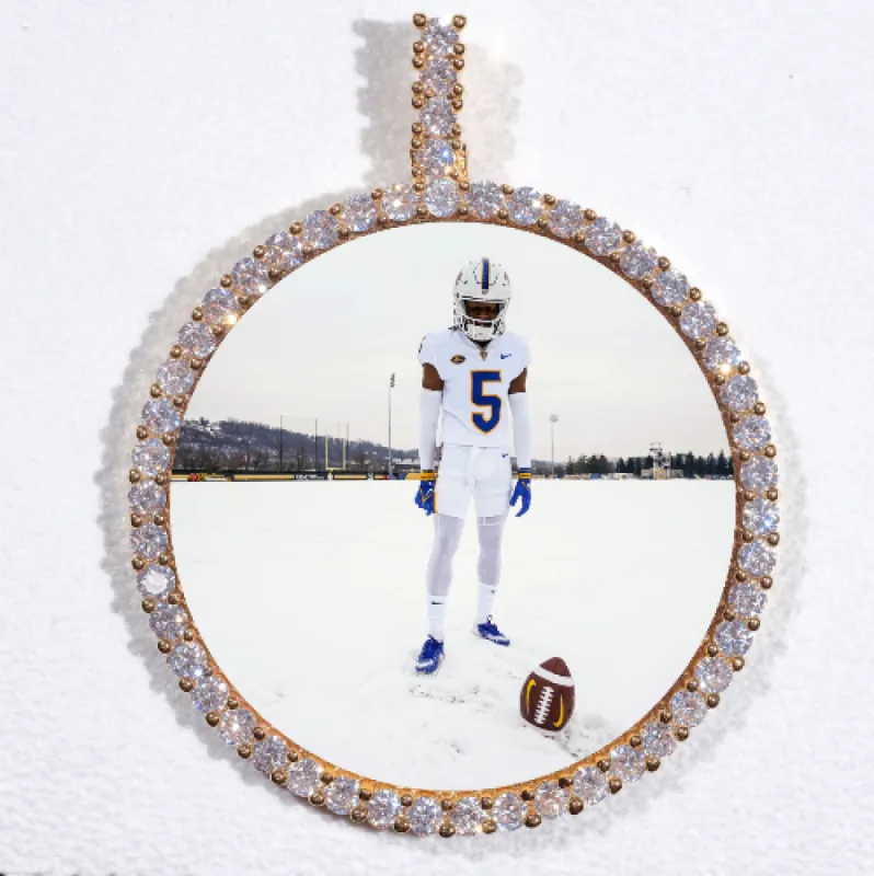 LARGE 3D CIRCLE CUSTOM PICTURE PENDANT sold by The GUU Shop