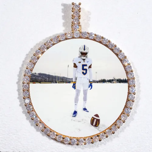 LARGE 3D CIRCLE CUSTOM PICTURE PENDANT sold by The GUU Shop