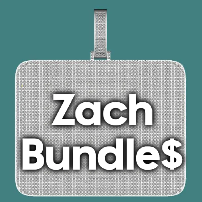 CUSTOM LETTER NECKLACE 3D BIG SQUARE sold by The GUU Shop