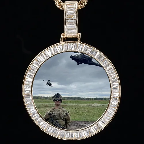 CUSTOM PICTURE PENDANT STYLE-2 sold by The GUU Shop