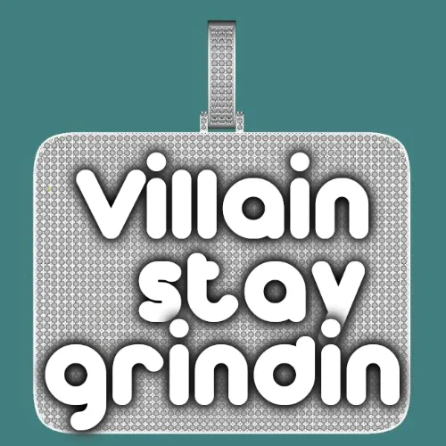 CUSTOM LETTER NECKLACE 3D BIG SQUARE sold by The GUU Shop