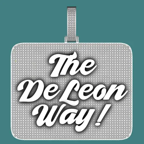 CUSTOM LETTER NECKLACE 3D BIG SQUARE sold by The GUU Shop