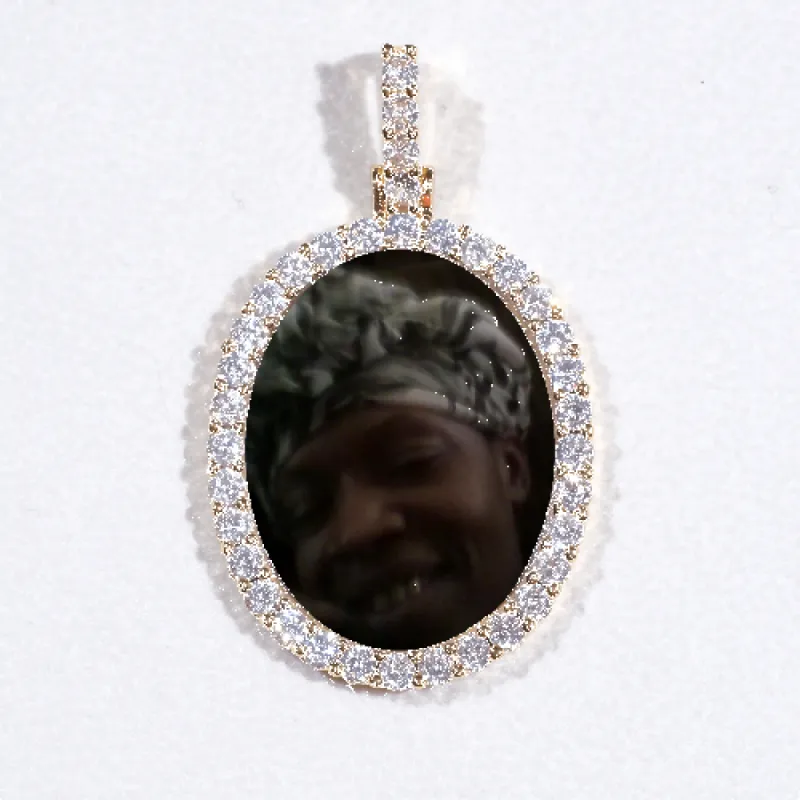 3D Oval Custom Picture Pendant sold by The GUU Shop