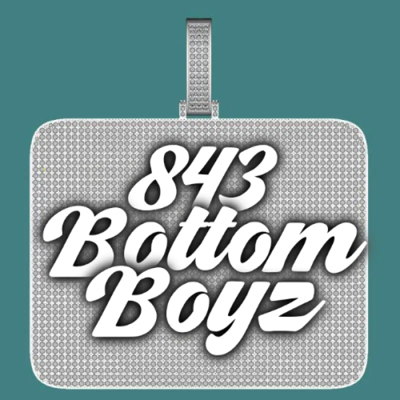 CUSTOM LETTER NECKLACE 3D BIG SQUARE sold by The GUU Shop