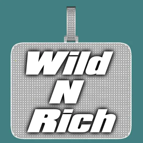 CUSTOM LETTER NECKLACE 3D BIG SQUARE sold by The GUU Shop