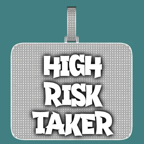 CUSTOM LETTER NECKLACE 3D BIG SQUARE sold by The GUU Shop