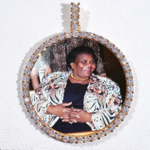 LARGE 3D CIRCLE CUSTOM PICTURE PENDANT sold by The GUU Shop