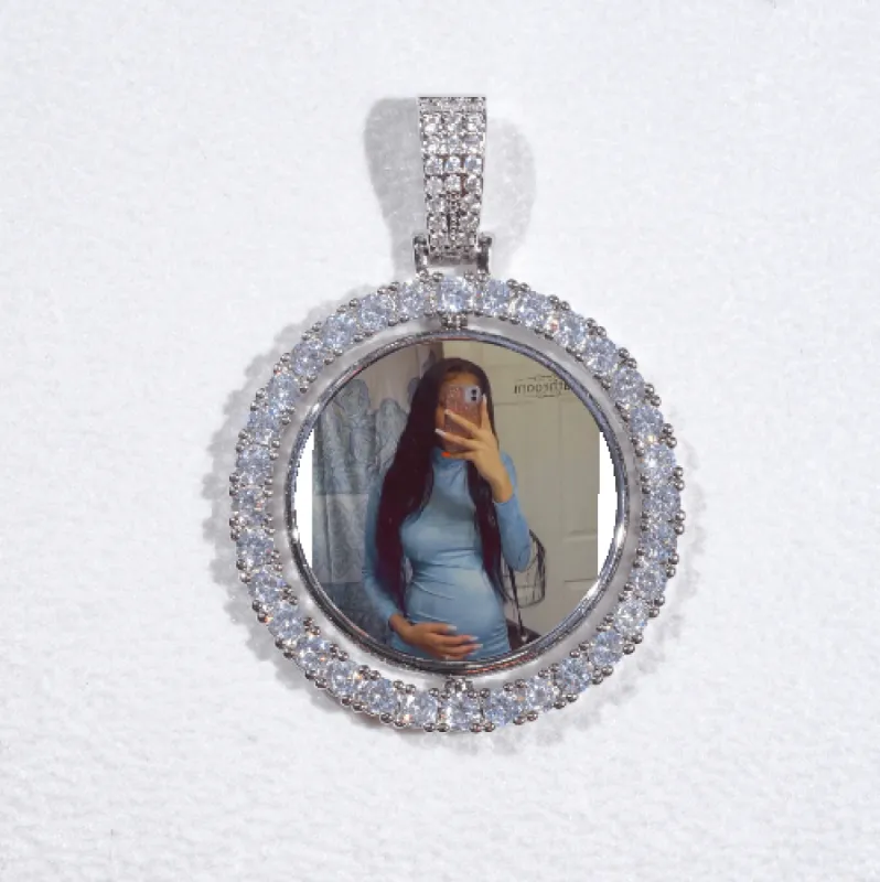 3D Spinning 2-Faced Custom Picture Pendant sold by The GUU Shop