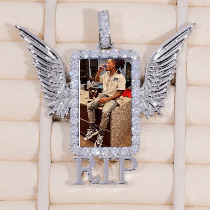 RIP WING 3D CUSTOM PICTURE PENDANT made by The GUU Shop