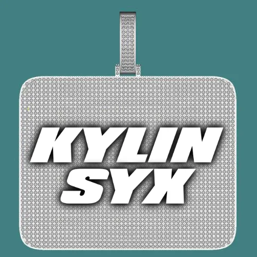 CUSTOM LETTER NECKLACE 3D BIG SQUARE sold by The GUU Shop