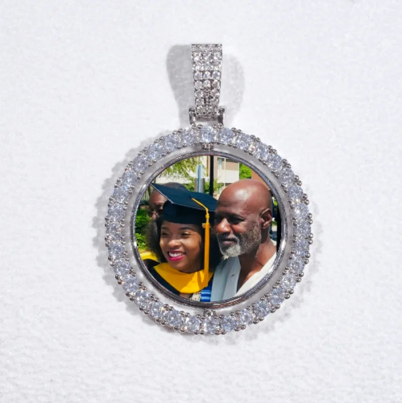 3D Spinning 2-Faced Custom Picture Pendant sold by The GUU Shop