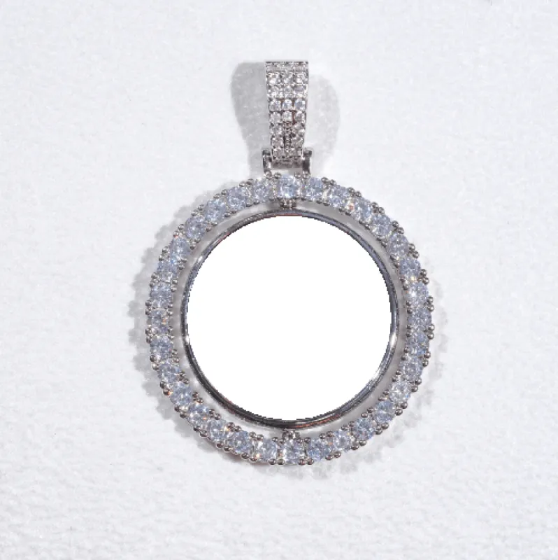 3D Spinning 2-Faced Custom Picture Pendant sold by The GUU Shop