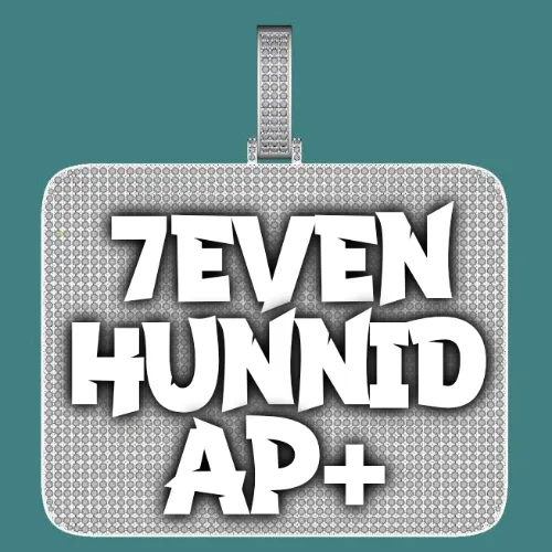 CUSTOM LETTER NECKLACE 3D BIG SQUARE sold by The GUU Shop