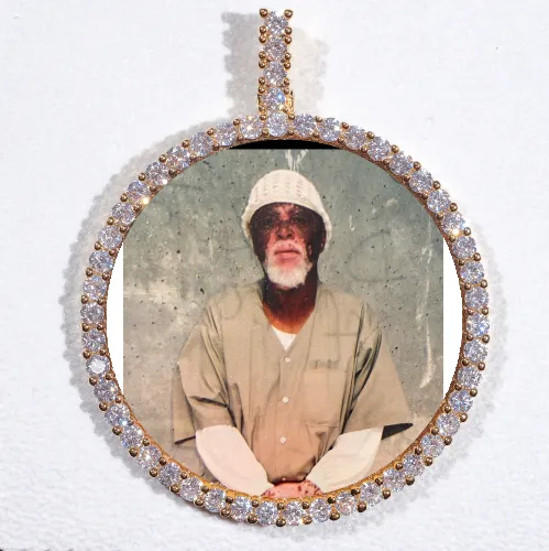 LARGE 3D CIRCLE CUSTOM PICTURE PENDANT sold by The GUU Shop