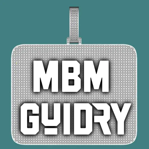 CUSTOM LETTER NECKLACE 3D BIG SQUARE sold by The GUU Shop