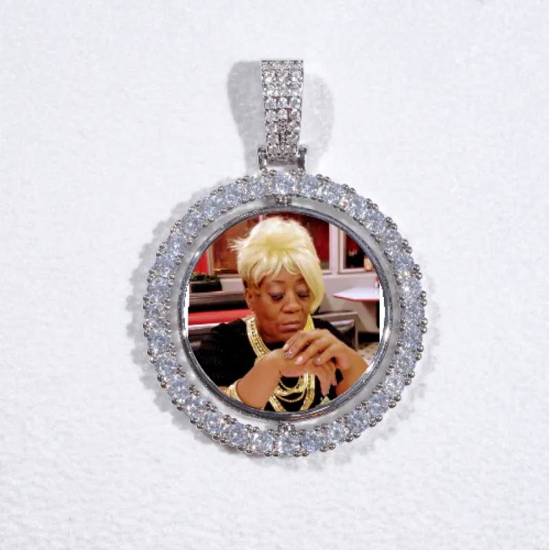 3D Spinning 2-Faced Custom Picture Pendant sold by The GUU Shop