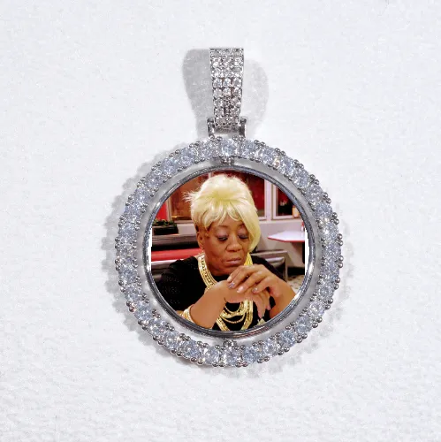 3D Spinning 2-Faced Custom Picture Pendant sold by The GUU Shop