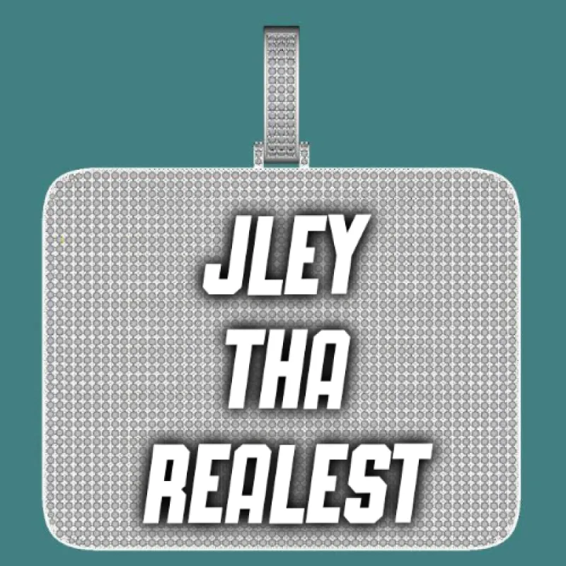 CUSTOM LETTER NECKLACE 3D BIG SQUARE sold by The GUU Shop