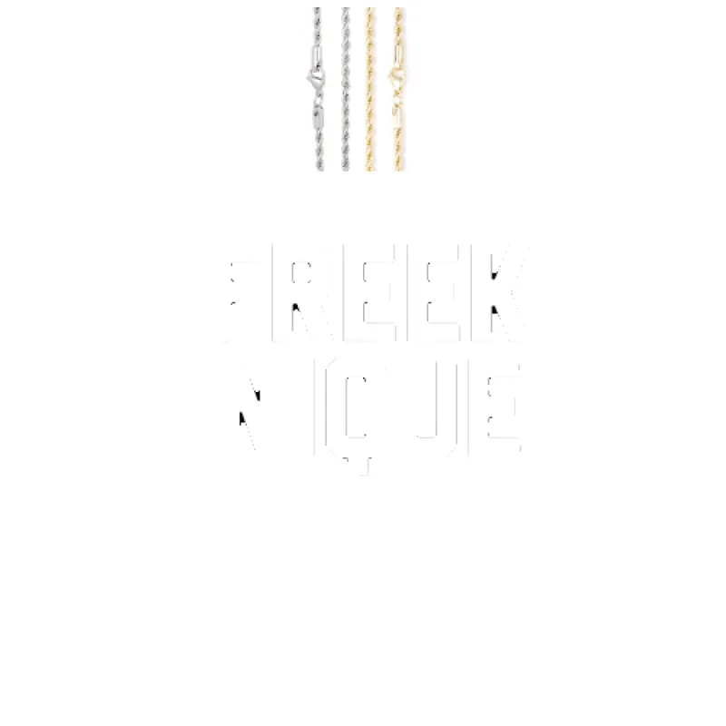 Custom Letters Baguette Two Layer Necklace sold by The GUU Shop