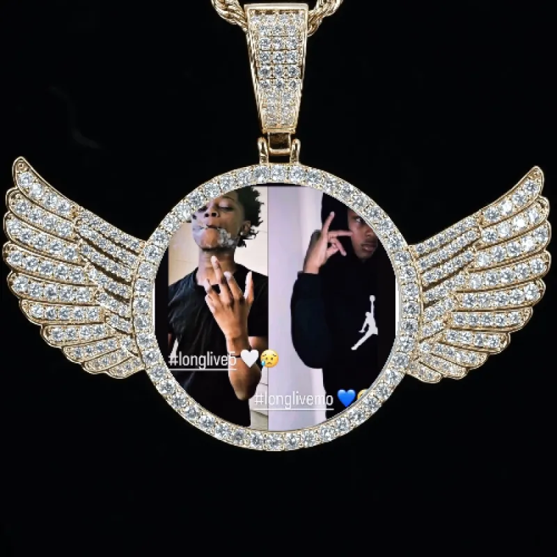 CUSTOM PICTURE PENDANT STYLE-4 sold by The GUU Shop