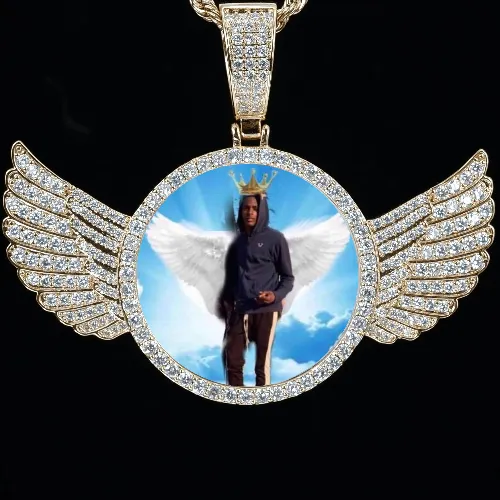 CUSTOM PICTURE PENDANT STYLE-4 sold by The GUU Shop