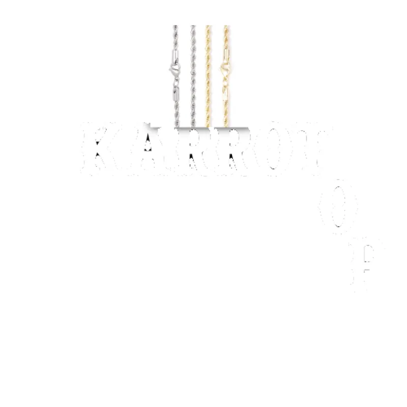 Custom Letters Freibeuter Font Necklace sold by The GUU Shop