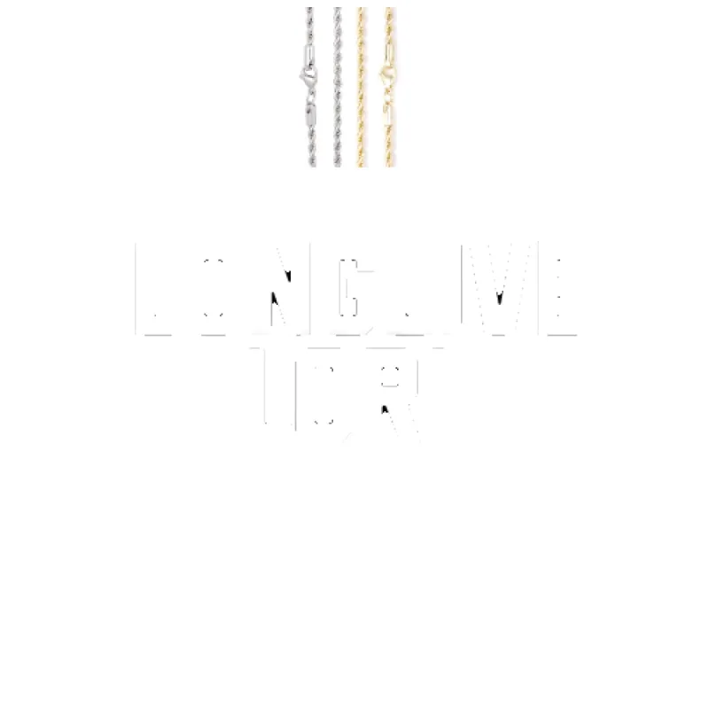 Custom Letters Baguette Two Layer Necklace sold by The GUU Shop