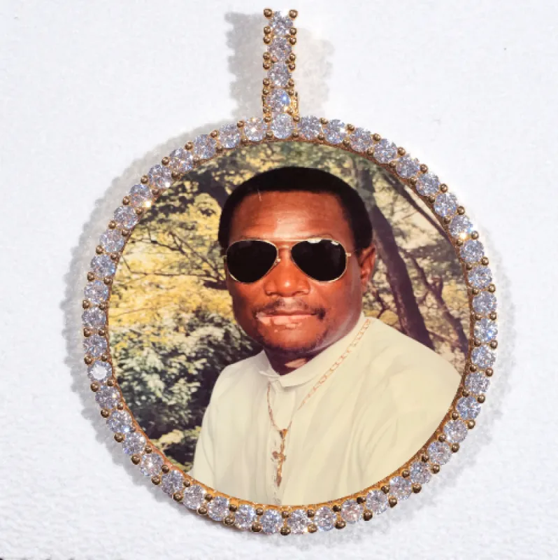 LARGE 3D CIRCLE CUSTOM PICTURE PENDANT sold by The GUU Shop