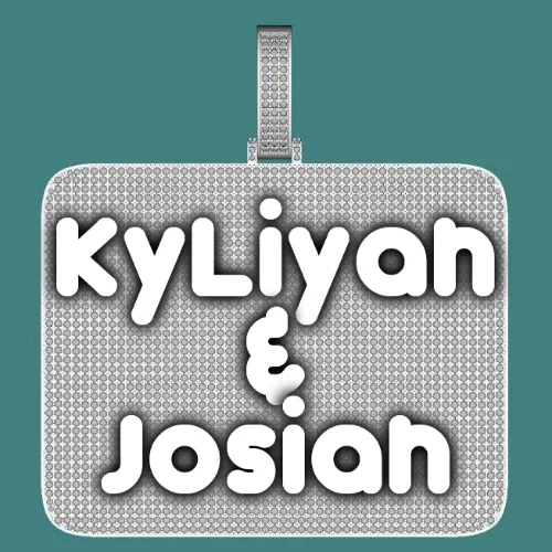 CUSTOM LETTER NECKLACE 3D BIG SQUARE sold by The GUU Shop