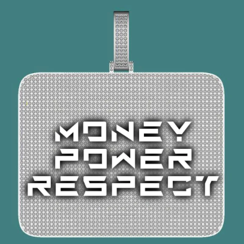 CUSTOM LETTER NECKLACE 3D BIG SQUARE sold by The GUU Shop